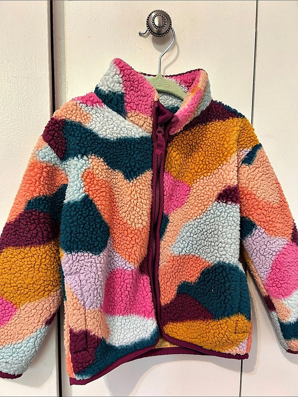 jumping beans Girls 3T Abstract Fleece Jacket